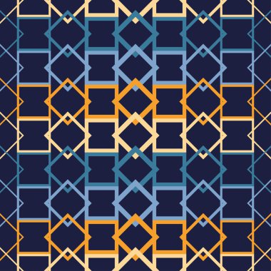 Sorunsuz vektör arka plan soyut geometrik desenli. Yazdırın. Yinelenen arka plan. Kumaş tasarımı, duvar kağıdı.