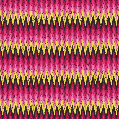 Etnik boho Dikişsiz zikzak desen. Yazdırın. Kumaş tasarımı, duvar kağıdı.