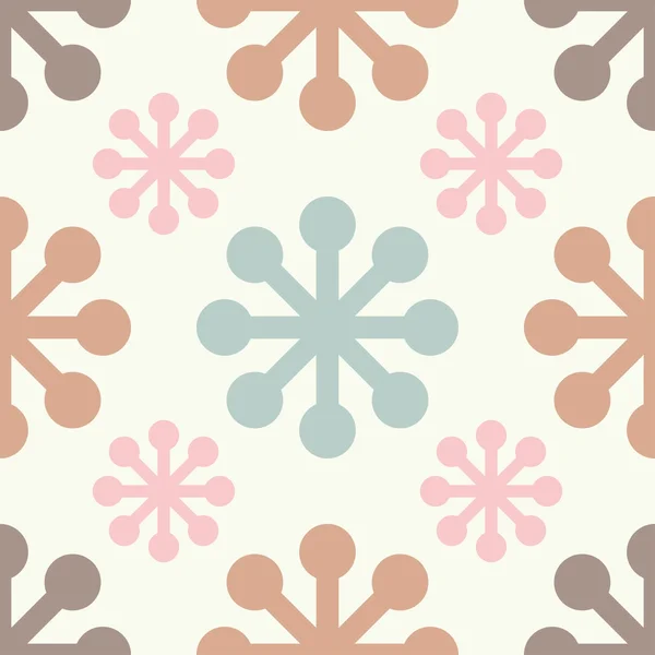 Fundo sem costura com flocos de neve. Imprimir. Repetindo fundo. Design de pano, papel de parede . — Vetor de Stock