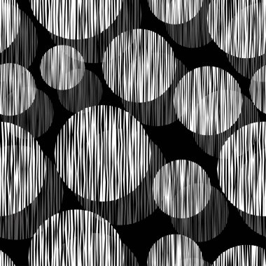 Sorunsuz vektör arka plan dekoratif daireler ile. Yazdırın. Kumaş tasarımı, duvar kağıdı.