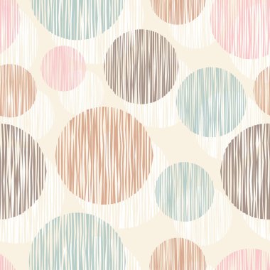 Seamless vector background with decorative circles. Print. Cloth design, wallpaper. clipart