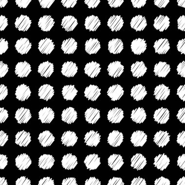 Polka dot. Vektör seamless modeli. Yazdırın. Kumaş tasarımı, duvar kağıdı.
