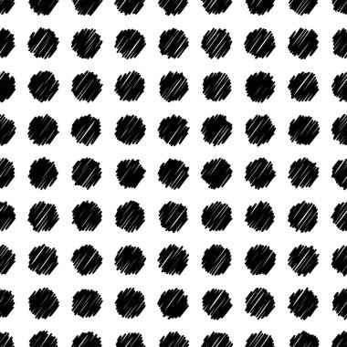 Polka dot. Vektör seamless modeli. Yazdırın. Kumaş tasarımı, duvar kağıdı.