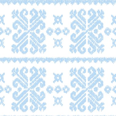 Etnik boho seamless modeli. Ikat. Yazdırın. Yinelenen arka plan. Kumaş tasarımı, duvar kağıdı.