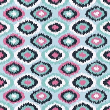 Etnik boho seamless modeli. Ikat. Yazdırın. Yinelenen arka plan. Kumaş tasarımı, duvar kağıdı.