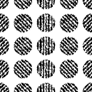 Polka dot. Vector seamless pattern. Print. Cloth design, wallpaper. clipart