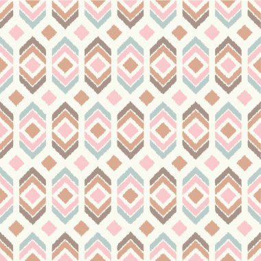 Etnik boho seamless modeli. Ikat. Yazdırın. Yinelenen arka plan. Kumaş tasarımı, duvar kağıdı.