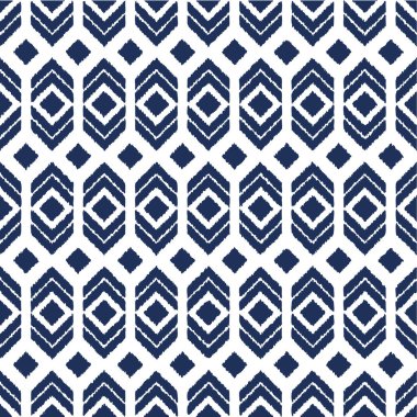 Etnik boho seamless modeli. Ikat. Yazdırın. Yinelenen arka plan. Kumaş tasarımı, duvar kağıdı.