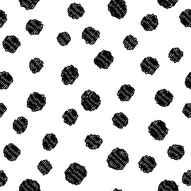 Polka dot. Vektör seamless modeli. Yazdırın. Yinelenen arka plan. Kumaş tasarımı, duvar kağıdı.