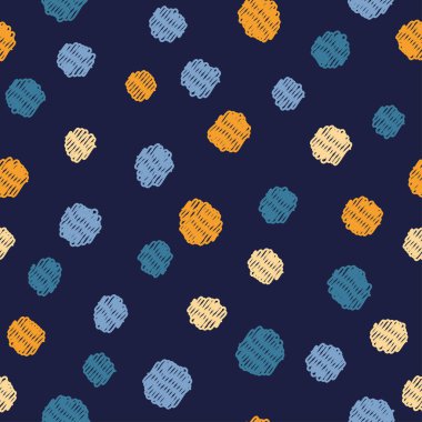 Polka dot. Vektör seamless modeli. Yazdırın. Yinelenen arka plan. Kumaş tasarımı, duvar kağıdı.