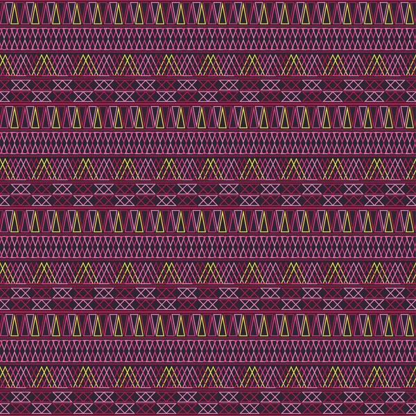 Motif sans couture boho ethnique. empreinte. répétant l'arrière-plan. conception de tissu, papier peint. — Image vectorielle