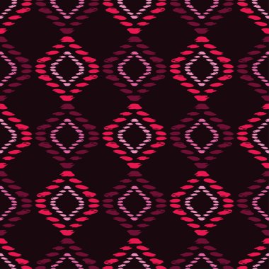 Etnik boho seamless modeli. Ikat. Yazdırın. Yinelenen arka plan. Kumaş tasarımı, duvar kağıdı.