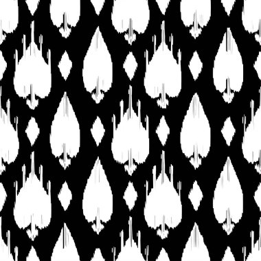 Etnik boho seamless modeli. Ikat. Yazdırın. Yinelenen arka plan. Kumaş tasarımı, duvar kağıdı.