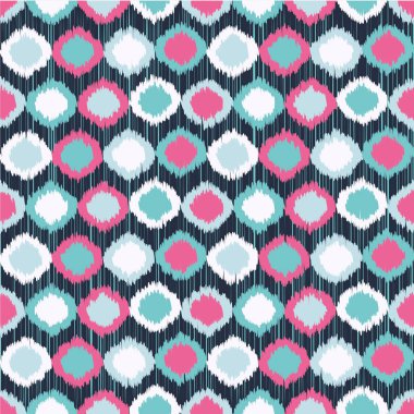 Etnik boho seamless modeli. Ikat. Yazdırın. Yinelenen arka plan. Kumaş tasarımı, duvar kağıdı.