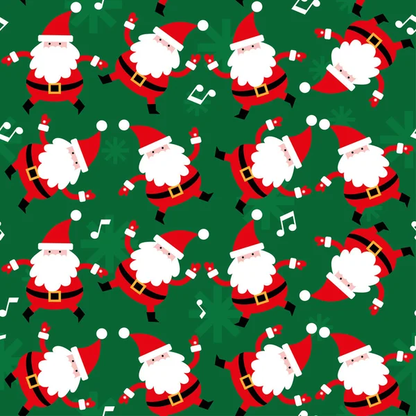 Noel Baba dans ile sorunsuz vektör arka plan. Noel. Yeni yıl. Yazdırın. Yinelenen arka plan. Kumaş tasarımı, duvar kağıdı.