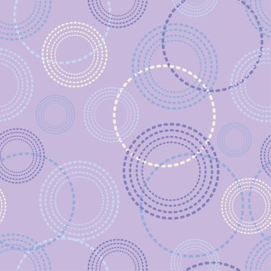 Sorunsuz vektör dekoratif arka plan ile noktalı Yüzüklerin. Yazdırın. Kumaş tasarımı, duvar kağıdı.