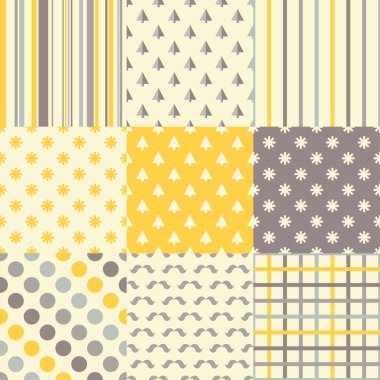 9 kış tatil arka planlar kümesi. Yazdırın. Yinelenen arka plan. Kumaş tasarımı, duvar kağıdı.