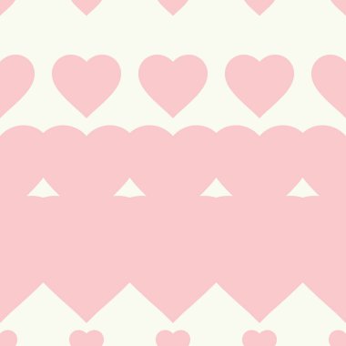 Sorunsuz vektör arka plan dekoratif yürekleri. Yazdırın. Kumaş tasarımı, duvar kağıdı.