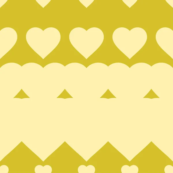 Fondo de vector sin costuras con corazones decorativos. Impresión. Diseño de tela, papel pintado . — Vector de stock