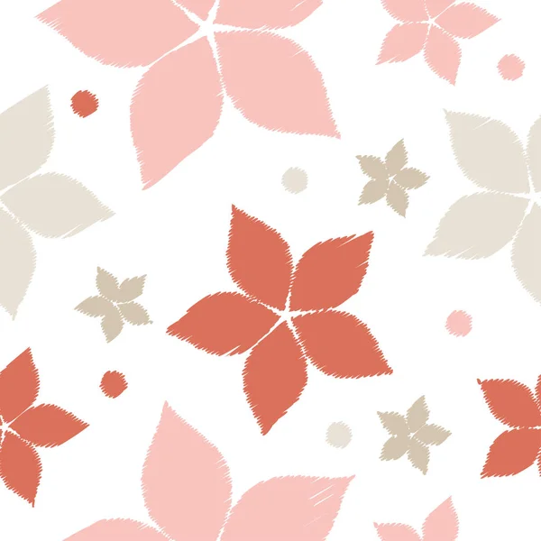 Fundo floral sem costura. Imprimir. Design de pano, papel de parede . — Vetor de Stock