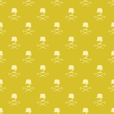 Sorunsuz vektör arka plan Hipsters ile. Yazdırın. Yinelenen arka plan. Kumaş tasarımı, duvar kağıdı.