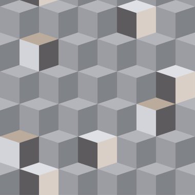 Küp hücre ile vektör arka plan. Yazdırın. Yinelenen arka plan. Kumaş tasarımı, duvar kağıdı.