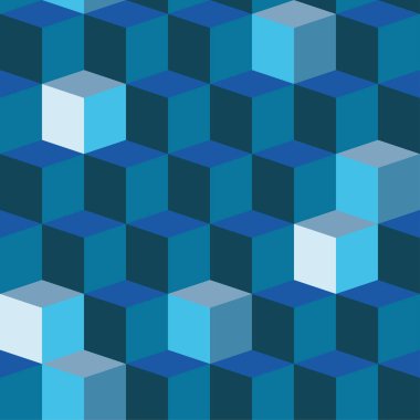 Küp hücre ile vektör arka plan. Yazdırın. Yinelenen arka plan. Kumaş tasarımı, duvar kağıdı.