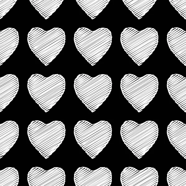 Sorunsuz vektör arka plan dekoratif yürekleri. Yazdırın. Kumaş tasarımı, duvar kağıdı.