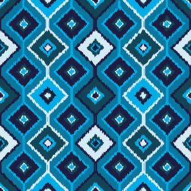 Etnik boho seamless modeli. Ikat. Yazdırın. Yinelenen arka plan. Kumaş tasarımı, duvar kağıdı.