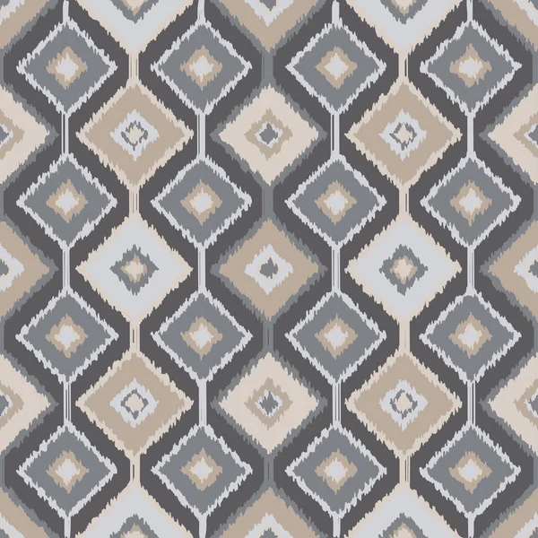 Padrão sem costura boho étnico. Ikat. Imprimir. Repetindo fundo. Design de pano, papel de parede . — Vetor de Stock