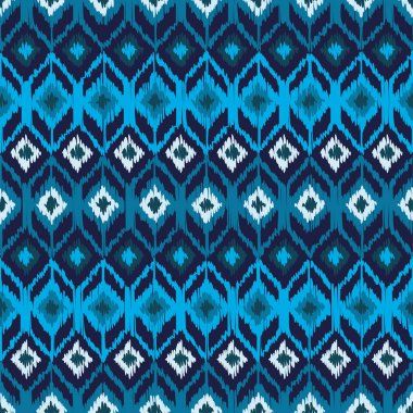 Etnik boho seamless modeli. Ikat. Yazdırın. Yinelenen arka plan. Kumaş tasarımı, duvar kağıdı.
