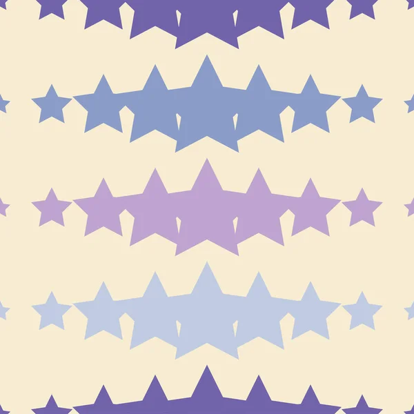Бесшовный векторный фон с декоративными звездами. Печать. Дизайн одежды, обои . — стоковый вектор