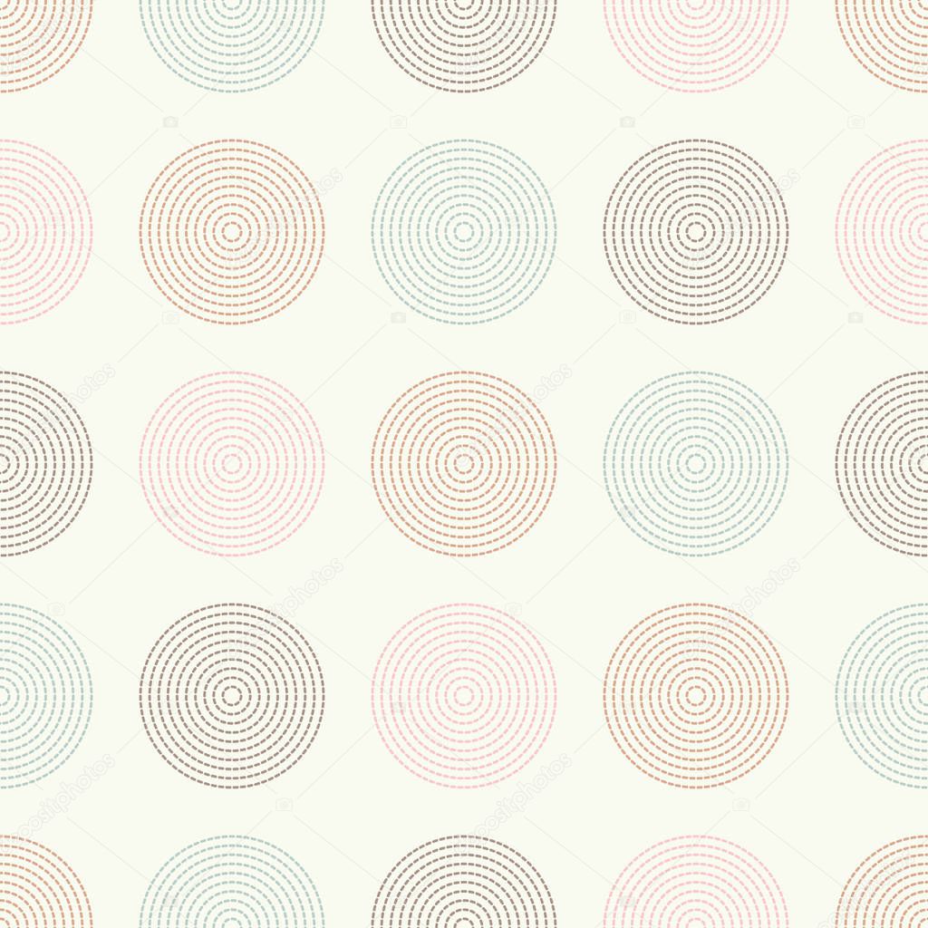 Polka dot. Vector seamless pattern. Print. Repeating background. Cloth design, wallpaper.