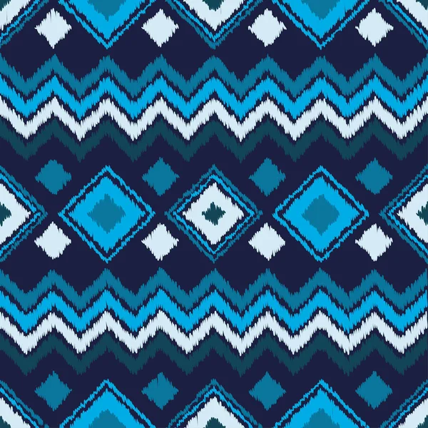 Etnische boho naadloze patroon. Ikat. Afdrukken. Herhalende achtergrond. Doek ontwerp, behang. — Stockvector