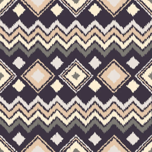 Etnische boho naadloze patroon. Ikat. Afdrukken. Herhalende achtergrond. Doek ontwerp, behang. — Stockvector