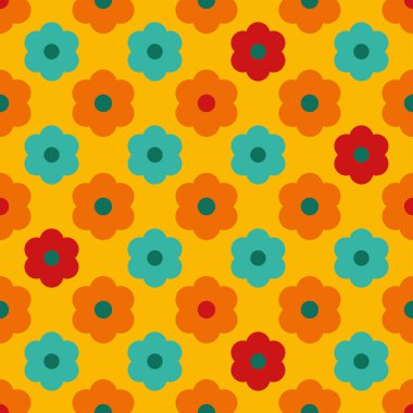 Sorunsuz çiçek arka plan. Yazdırın. Kumaş tasarımı, duvar kağıdı.