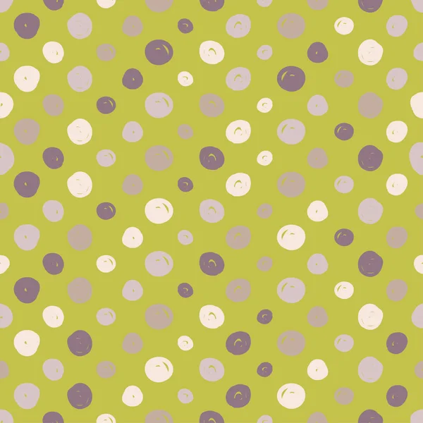 Polka dot. Vector seamless pattern. Print. Repeating background. Cloth design, wallpaper. — Stock Vector