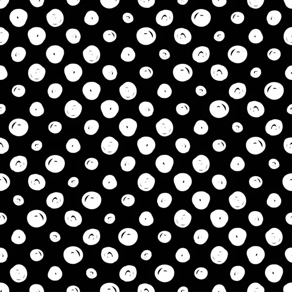 Polka dot. Padrão sem costura vetorial. Imprimir. Repetindo fundo. Design de pano, papel de parede . —  Vetores de Stock