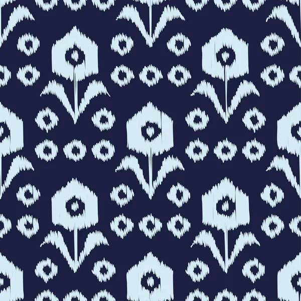 Ethnic boho seamless pattern. Ikat. Print. Repeating background. Cloth design, wallpaper. — Stock Vector