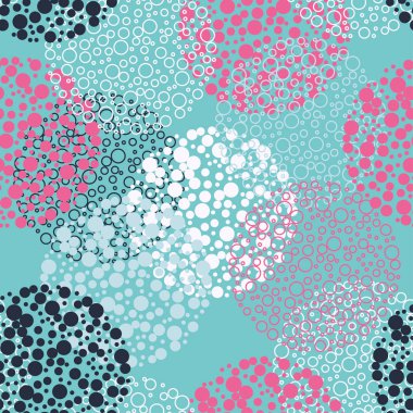 Şirin seamless modeli. Polka dot. Vektör seamless modeli. Yazdırın. Yinelenen arka plan. Kumaş tasarımı, duvar kağıdı.