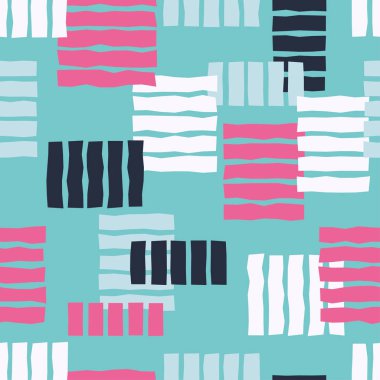 Kesintisiz geometrik desen. Yazdırın. Yinelenen arka plan. Kumaş tasarımı, duvar kağıdı.