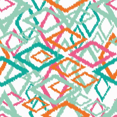 Etnik boho seamless modeli. Ikat. Yazdırın. Yinelenen arka plan. Kumaş tasarımı, duvar kağıdı.