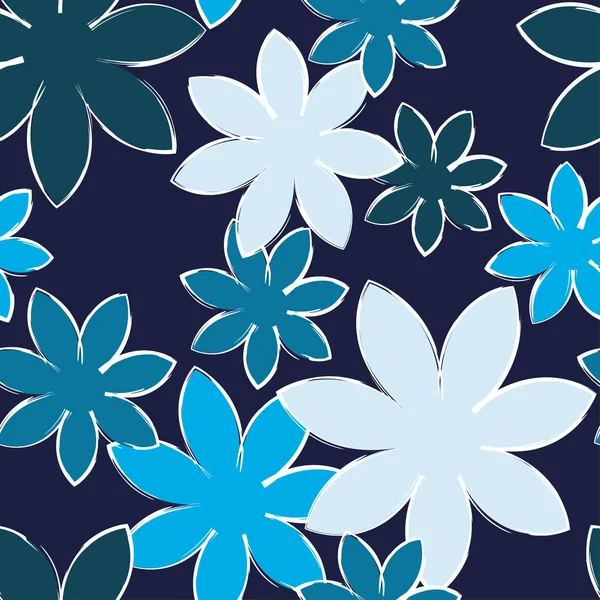 Naadloze florale achtergrond. Afdrukken. Doek ontwerp, behang. — Stockvector