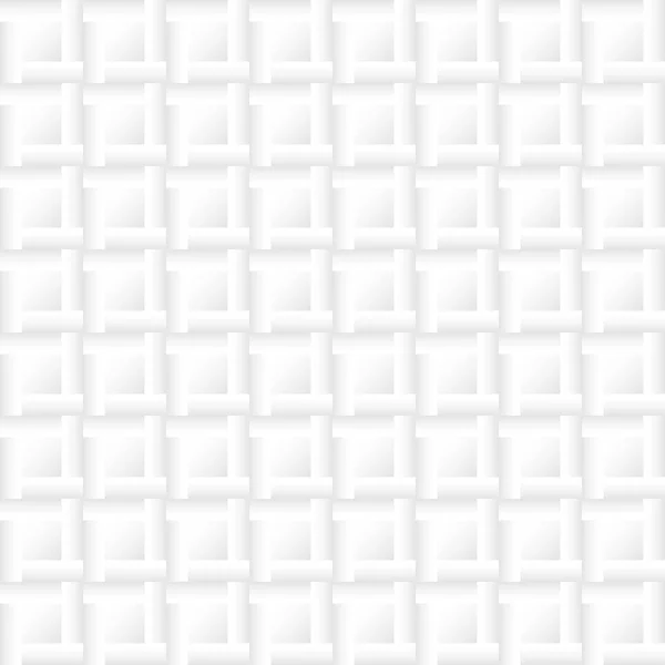 Textura blanca. Blanco sobre blanco. Fondo vectorial sin costuras con patrón geométrico abstracto. Impresión. Repetir antecedentes. Diseño de tela, papel pintado . — Vector de stock