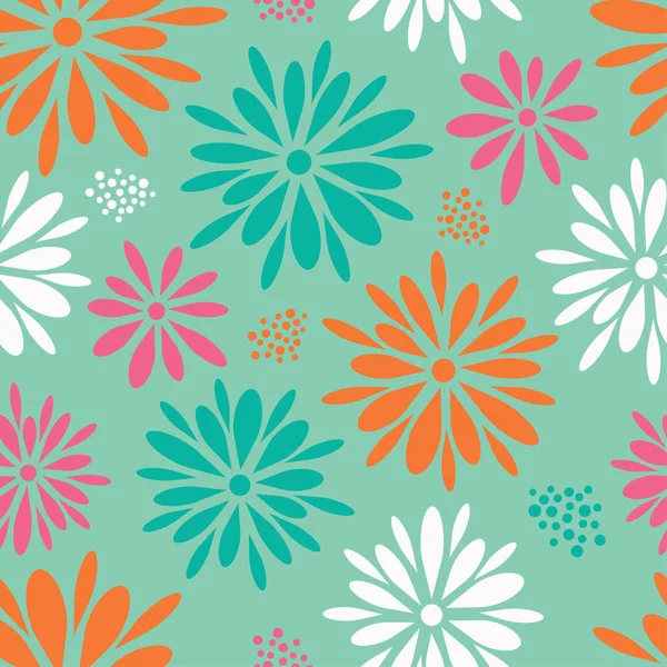 Fondo floral sin costuras. Impresión. Repetir antecedentes. Diseño de tela, papel pintado . — Archivo Imágenes Vectoriales