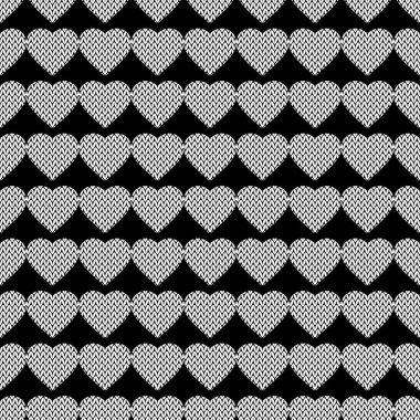 Sorunsuz vektör arka plan dekoratif yürekleri. Sevgililer günü. Yazdırın. Kumaş tasarımı, duvar kağıdı.