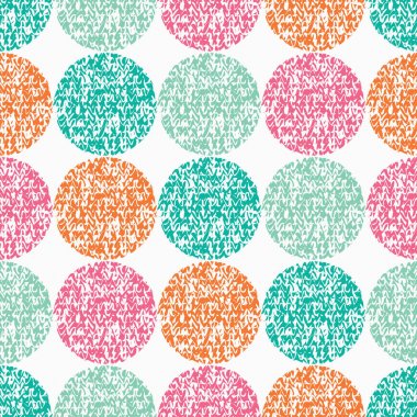 Şirin seamless modeli. Polka dot. Örgü. Vektör seamless modeli. Yazdırın. Yinelenen arka plan. Kumaş tasarımı, duvar kağıdı.