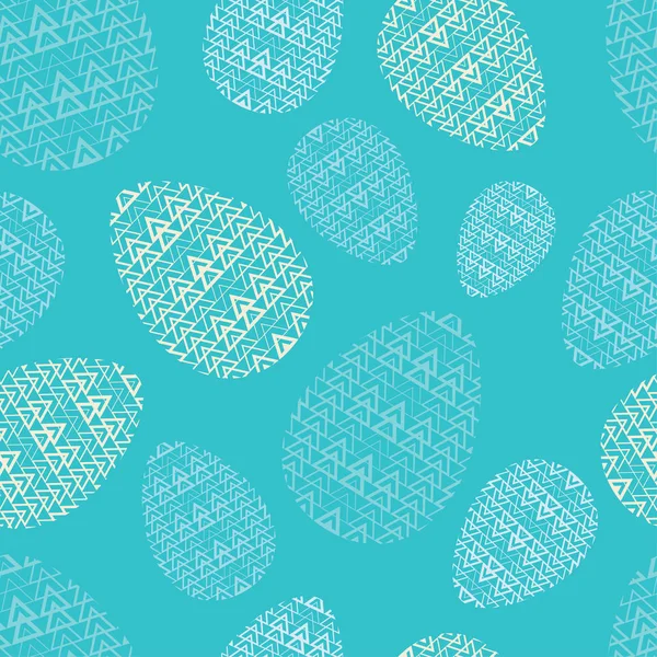 Fondo decorativo sin costuras con huevos de Pascua. Impresión. Diseño de tela, papel pintado . — Vector de stock