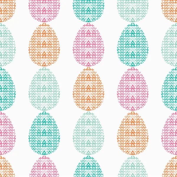 Fond décoratif sans couture avec des œufs de Pâques. Une empreinte. Conception de tissu, papier peint . — Image vectorielle