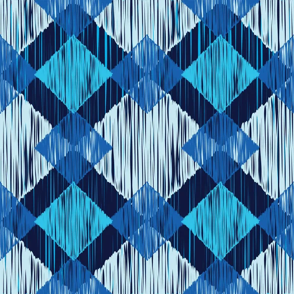 Padrão sem costura boho étnico. Ikat. Imprimir. Repetindo fundo. Design de pano, papel de parede . — Vetor de Stock